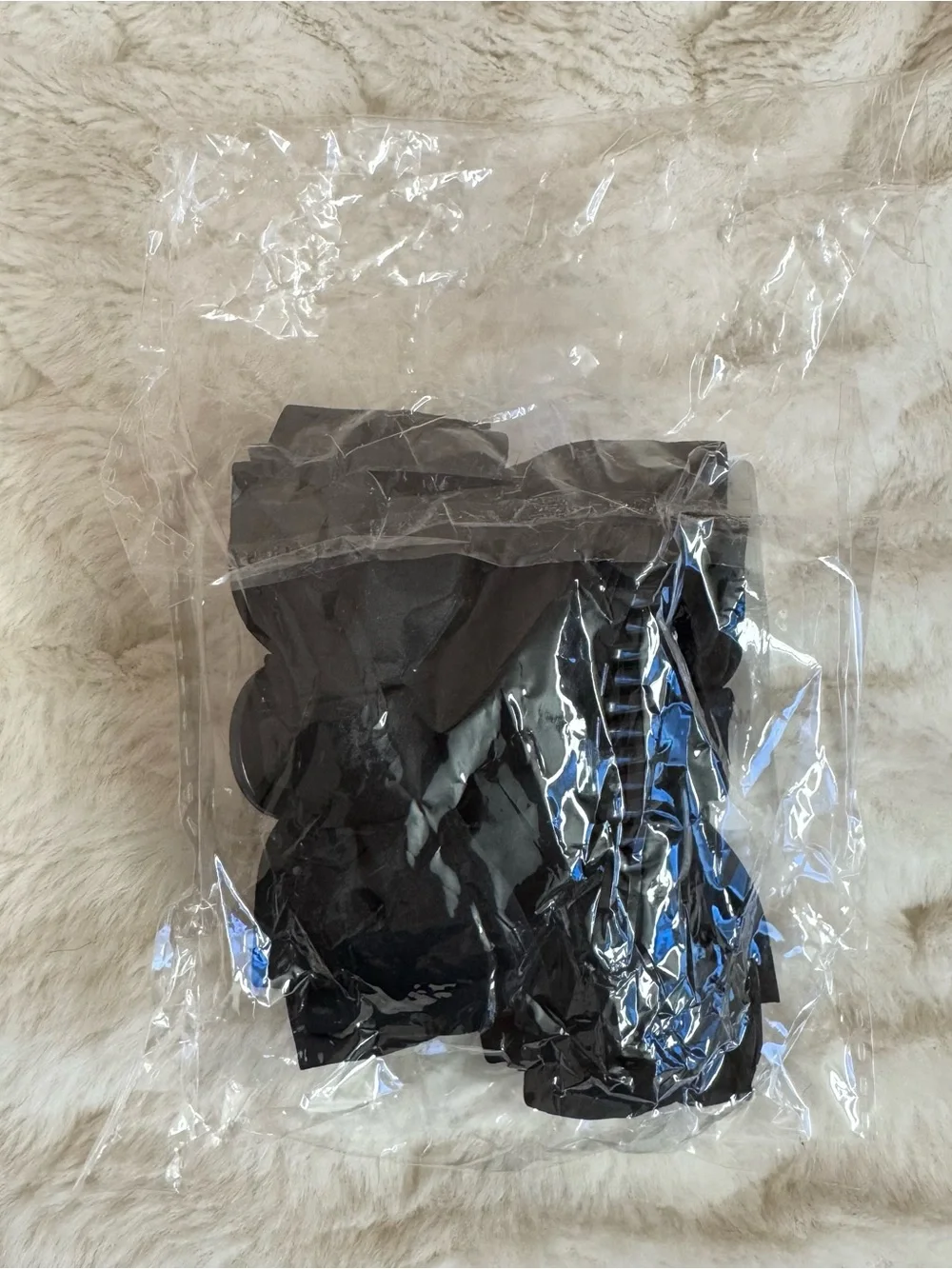Black Bow Hair Claw Clip 2 Piece Set - Classic Satin Style